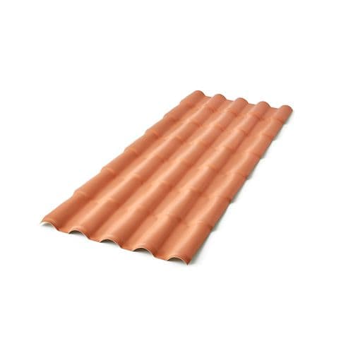 Telha PVC Cor Cerâmica 2,30 m x 88 cm