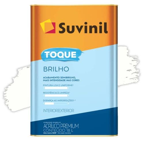 Tinta Cor e Brilho Interior Branco Neve Barrica