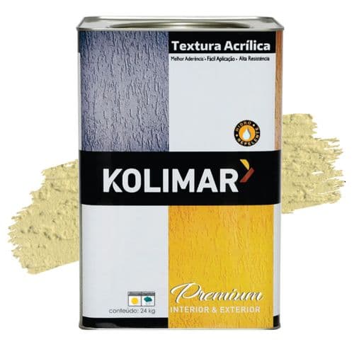 Textura Rústica Grafiato Kolimar Cinza Escuro 24 kg