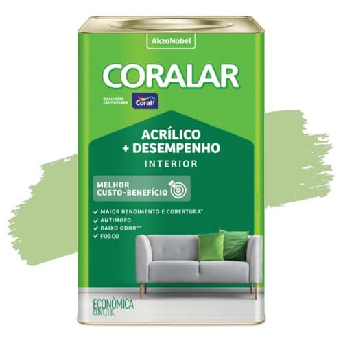 Tinta Gladiador Exterior e Interior Verde Limão 18 L