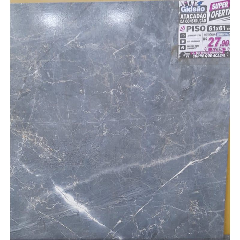 Piso 61x61 cm Iluminato Azul HD – Extra