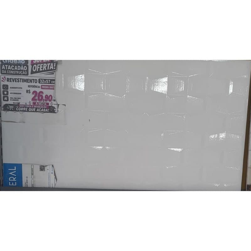 Revestimento 32x57 cm Prisma White HD – Extra