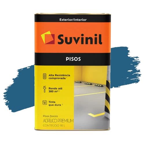 Tinta Nocacor para Piso Azul Galão