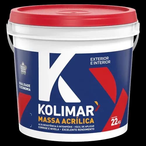 Massa Acrílica Kolimar 20 kg